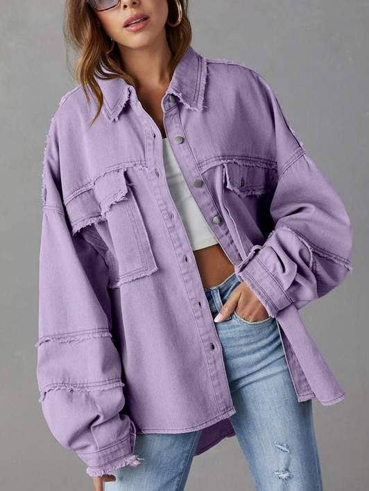ripped denim jacket for wholesale by Flarix
