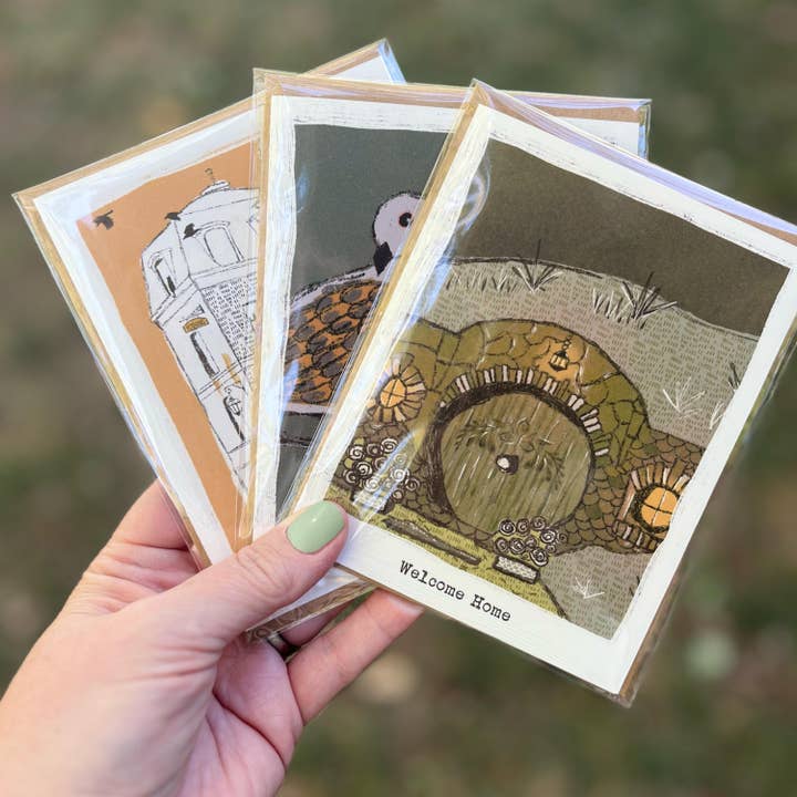 Yellow Birds Design - Wholesale Encouragement Card - Emily Dickinson Hand-Illustrated Hope & Encouragement Card4