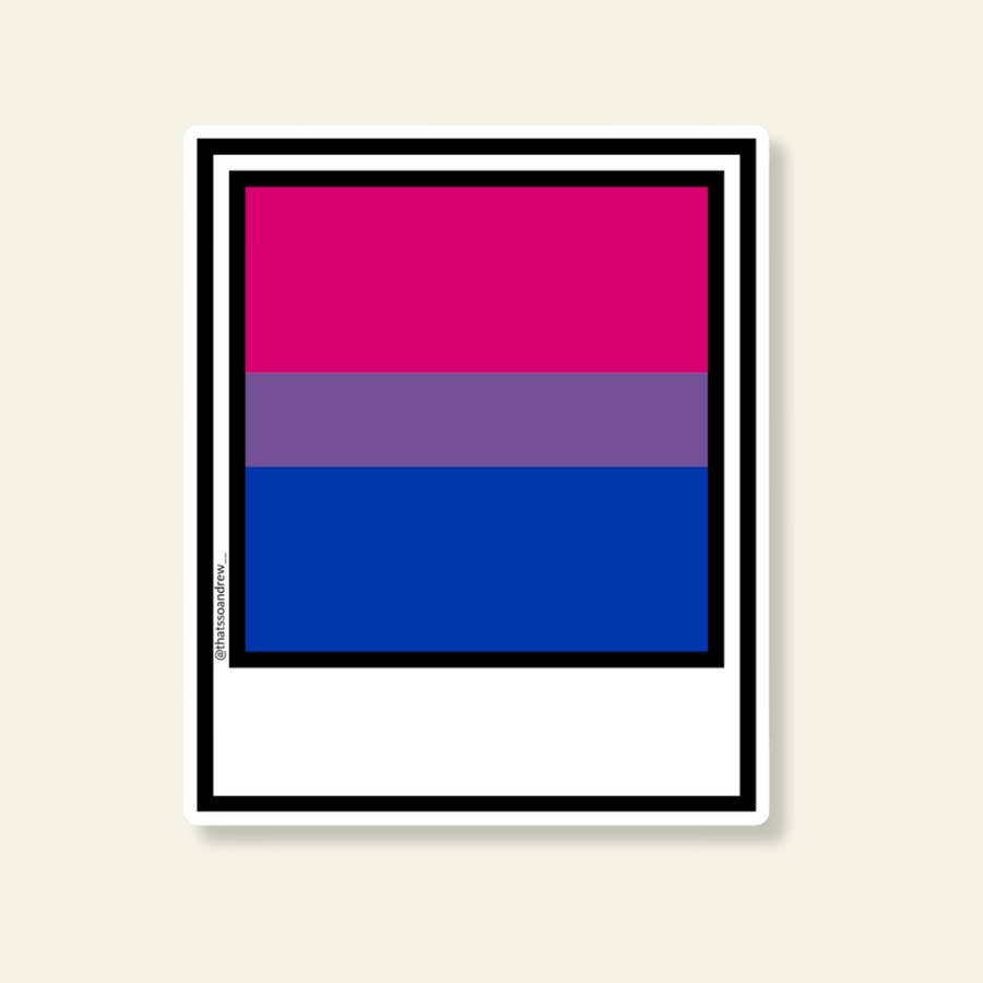 That’s So Andrew - Wholesale Sticker - Bisexual Pride vinylsticker