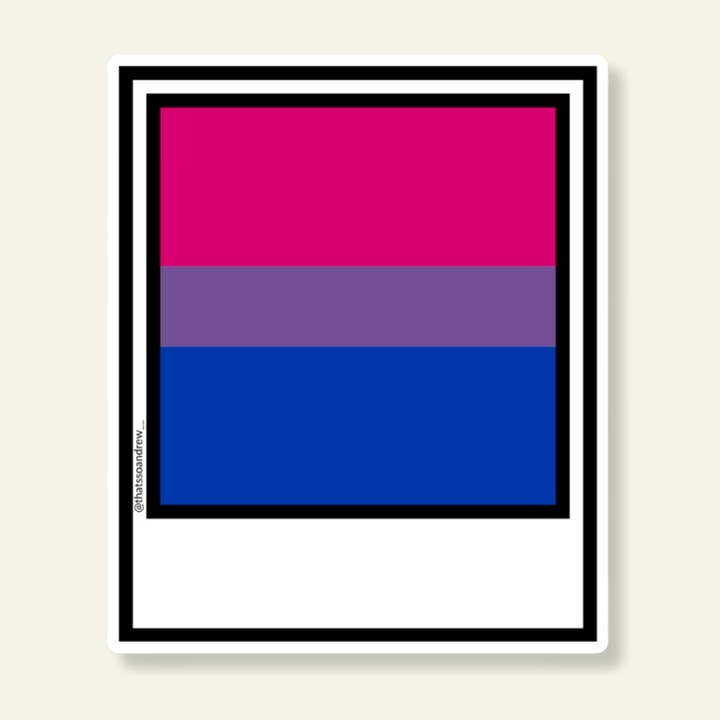 That’s So Andrew - Wholesale Sticker - Bisexual Pride vinylsticker0