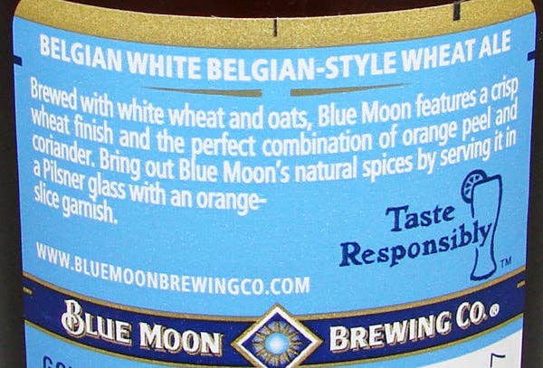 Haus der Biere Berlin - Vendita all'ingrosso Birra - Blue Moon Craft Beer - Birra di Frumento in Stile Belga con 5,4% Vol.4