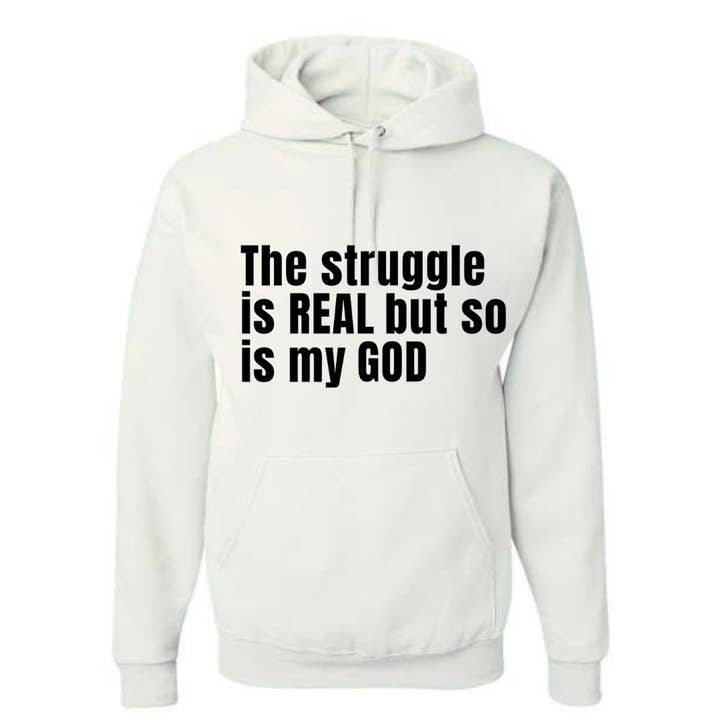 Struggle is real hoodie per la vendita all'ingrosso da parte di Fully Dressed and Blessed