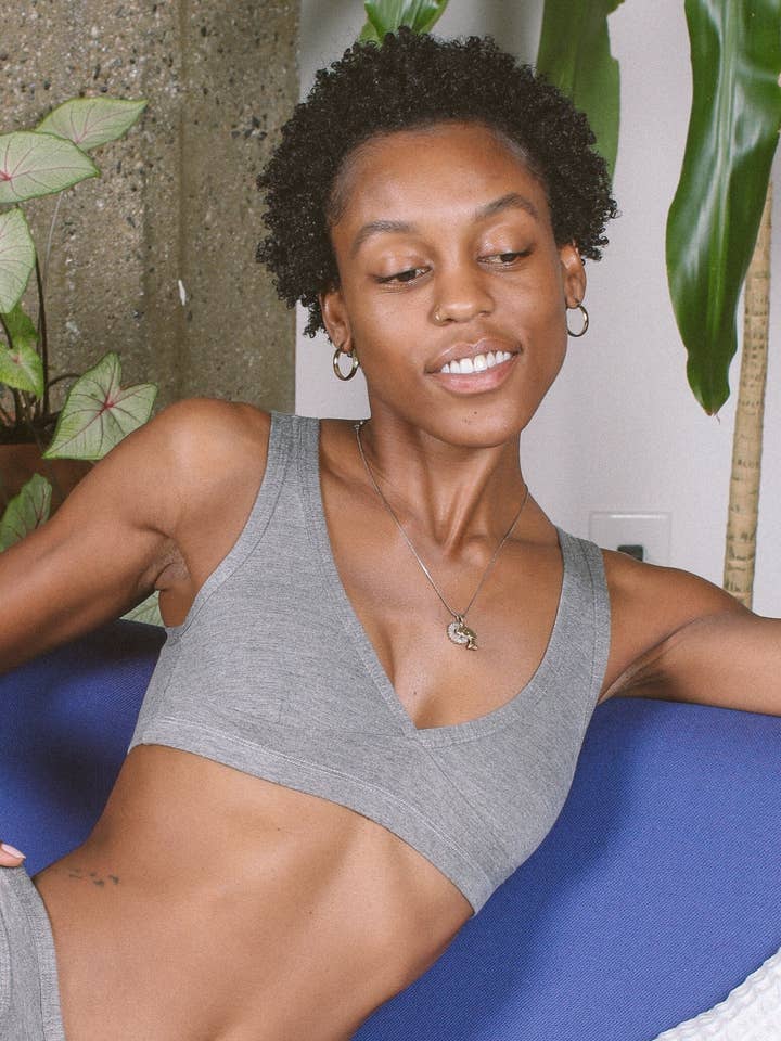 Eden Bra in Grey for wholesale by MARY YOUNG