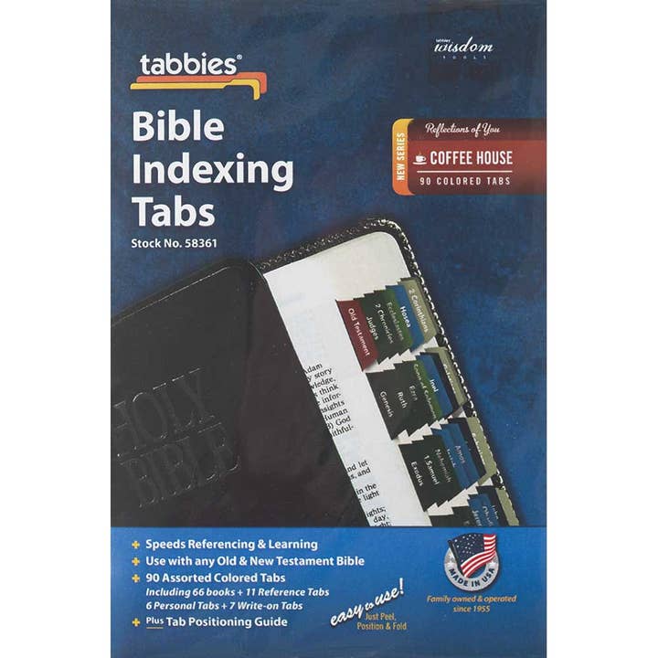BIBLETABS CAFÉ COR DA CASA 90 PC por atacado de Dicksons