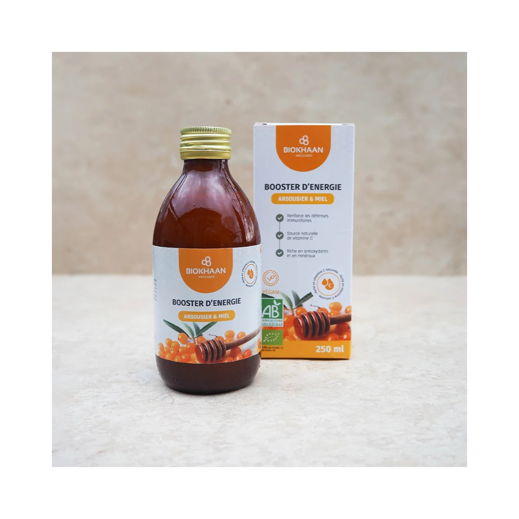 BIOKHAAN - Vente Supplément oral/vitamine - Booster Énergie Argousier & Miel – Vitamine C BIOKHAAN3
