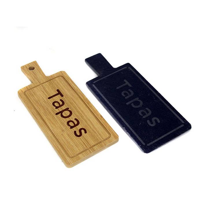 TAPAS SERVER SCHIEFER / BAMBUS für den Großhandel von Aktual / Dekora Import S.A