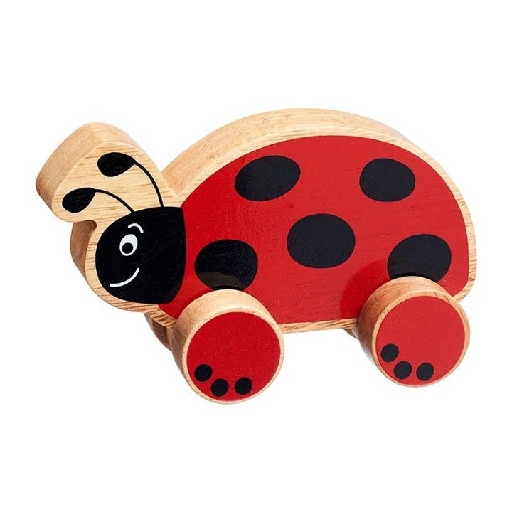 Ladybird Push Along for wholesale by Lanka Kade Fairtrade