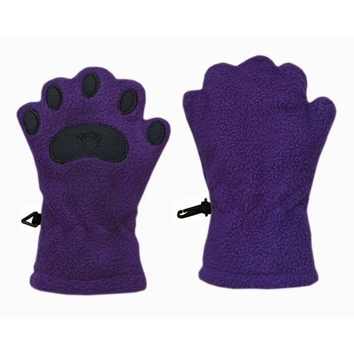 Luvas de Lã Roxo Escuro para Bebés e Crianças Pequenas por atacado de BearHands and Buddies