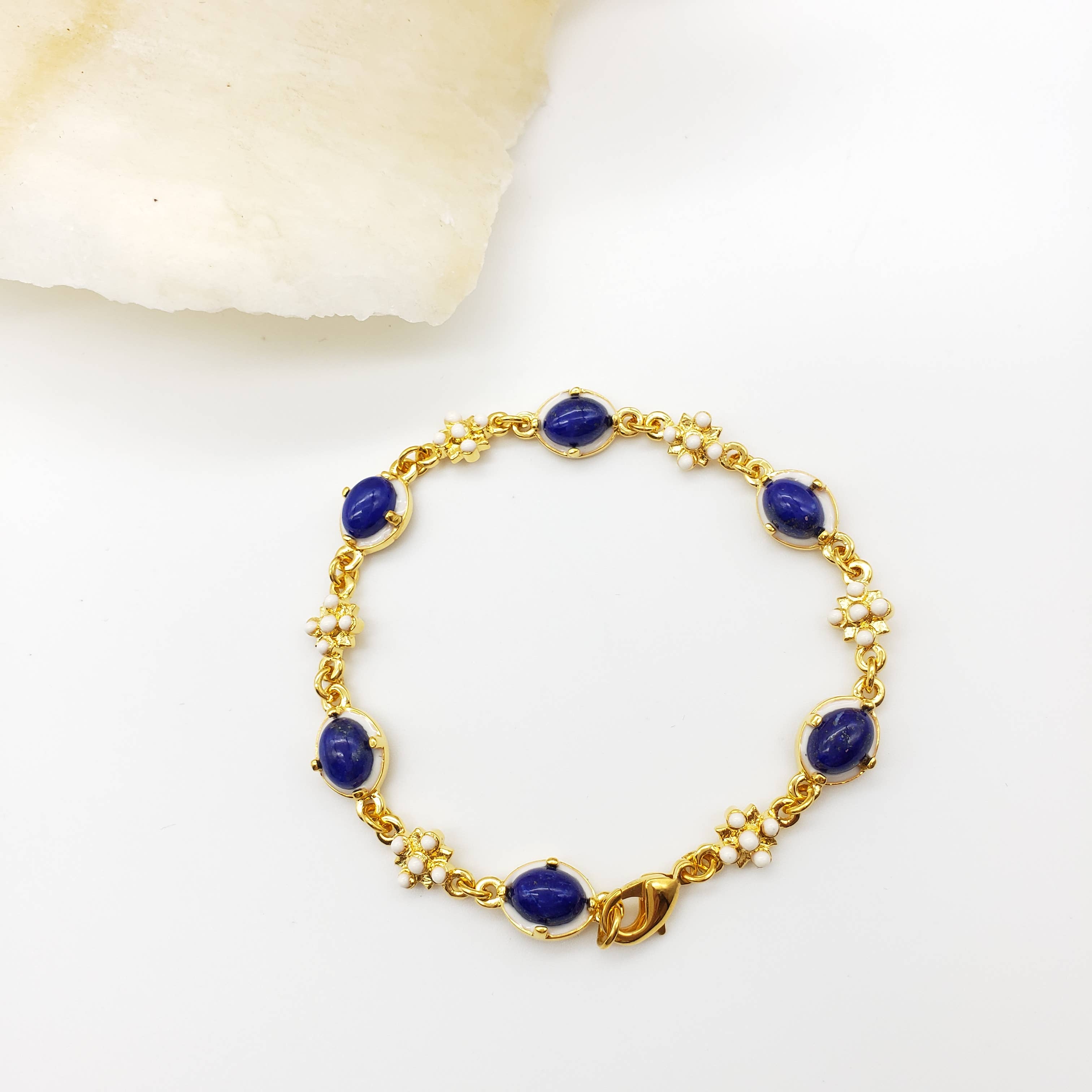 Discoveries, Inc. - Wholesale Bedelarmbandje - Elizabethaanse Lapis Lazuli armband1