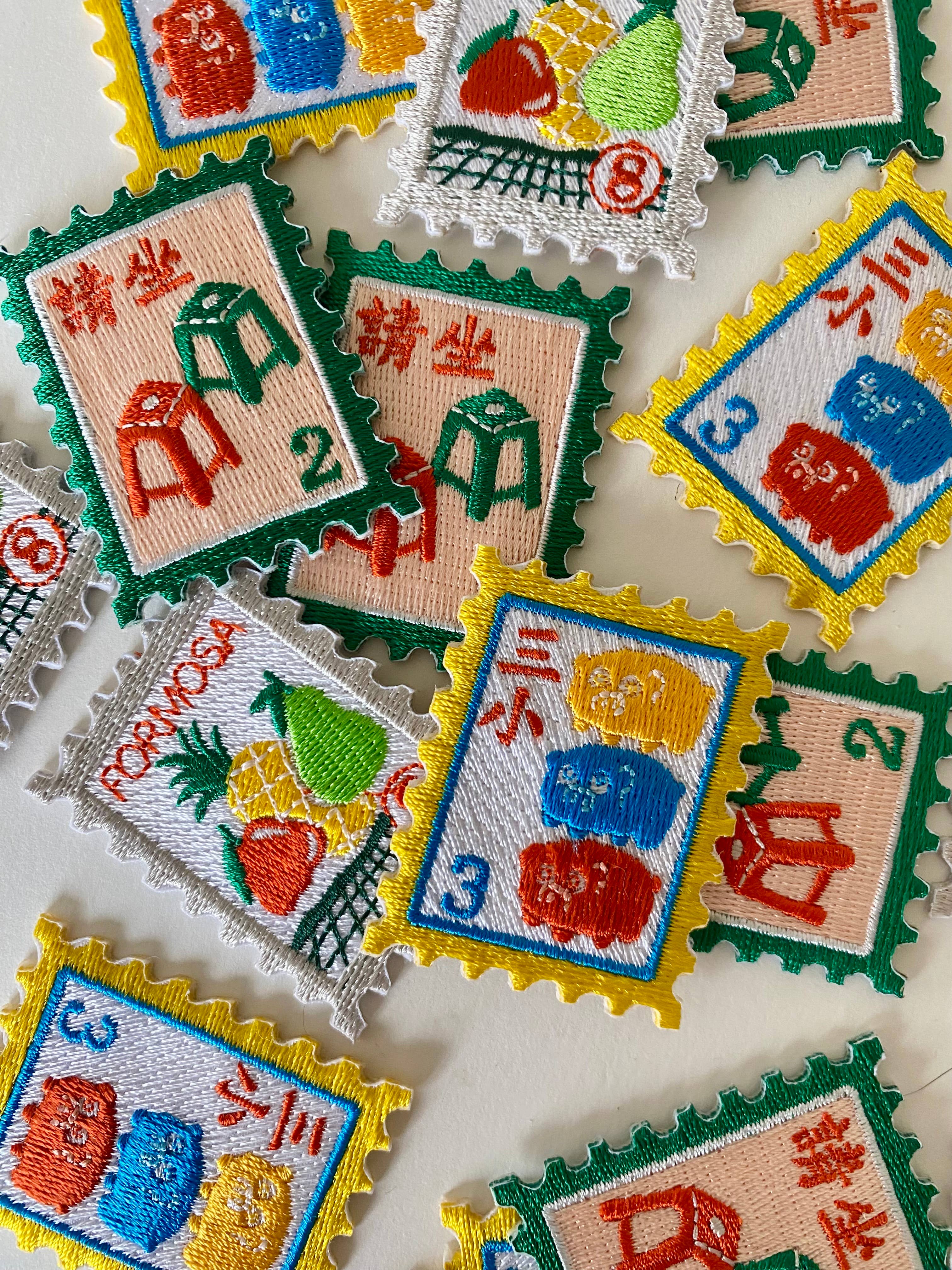 mou mou market - Wholesale Patch - Taiwan Iron-On Embroidery Patch | Stool | Have a Seat  4