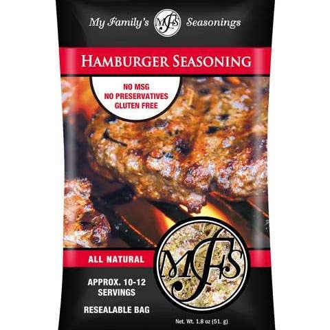 My Family's Seasonings, LLC - Wholesale Dried Spice Mix - My Family's Hamburger Seasoning (Individual Case)
