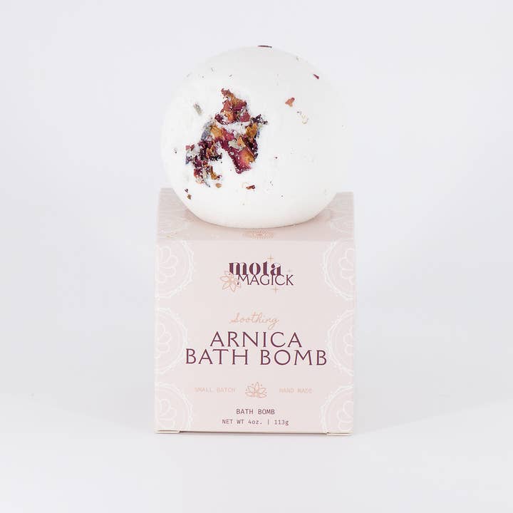 Natural Bath Bomb | Lavender & Eucalyptus Essential Oils for wholesale by Mota Magick