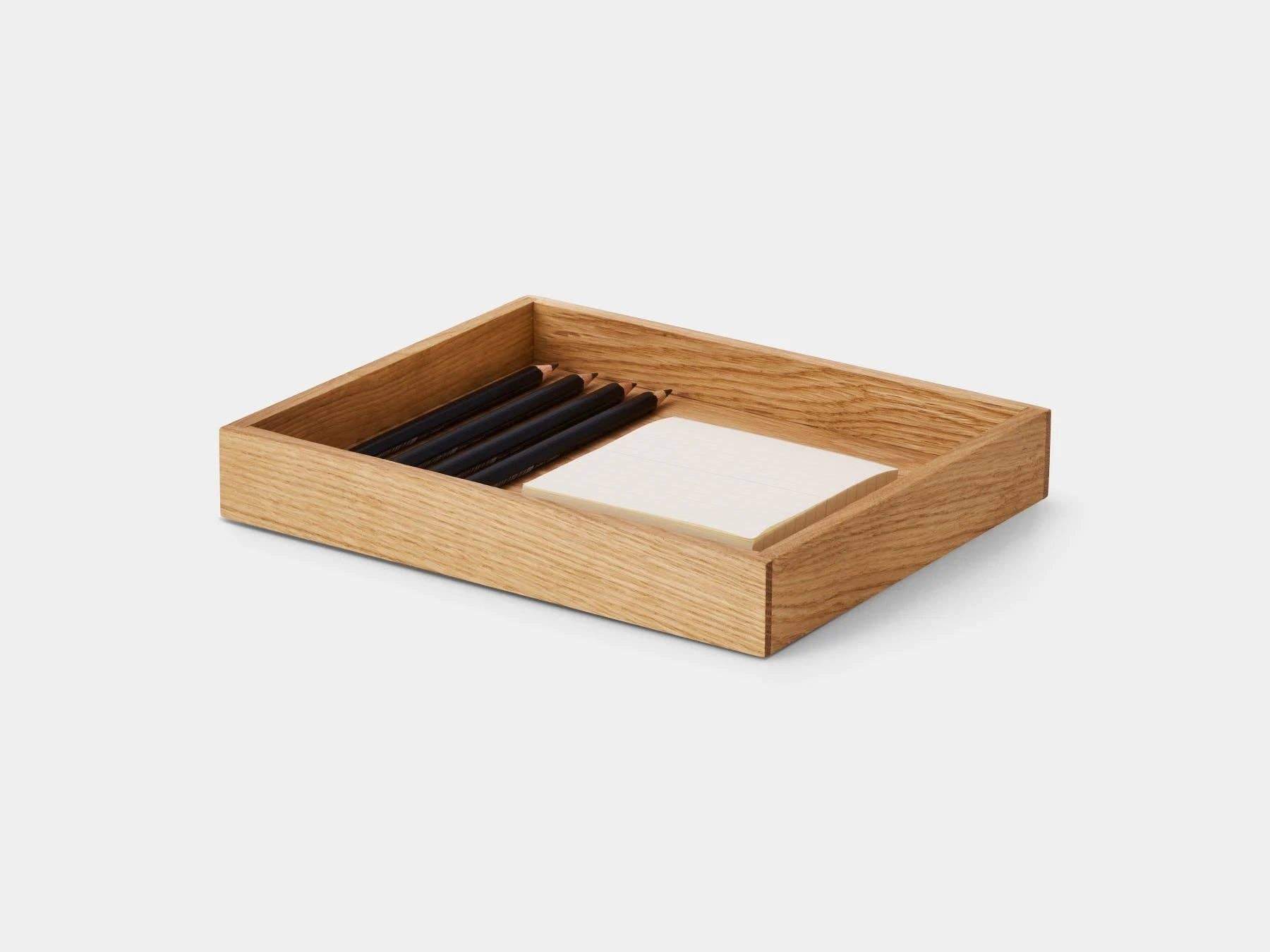 Oakywood - Wholesale Desk Tray - Stackable Valet Tray – Modular Wooden Desk Organizer6