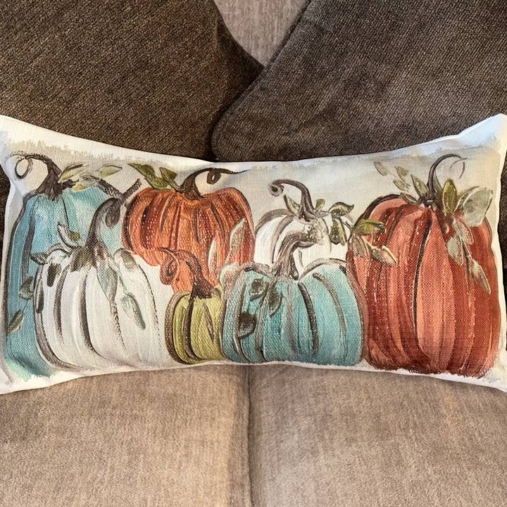 GA Herfst Pompoenen Lendenkussen voor wholesale door Southern Cotton Mill
