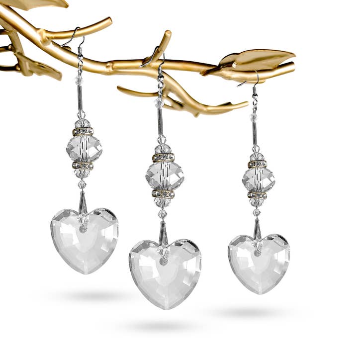 Corazón de Cristal, Decoración de Cristal para Bodas de Navidad para venta al por mayor de Crystalize Home