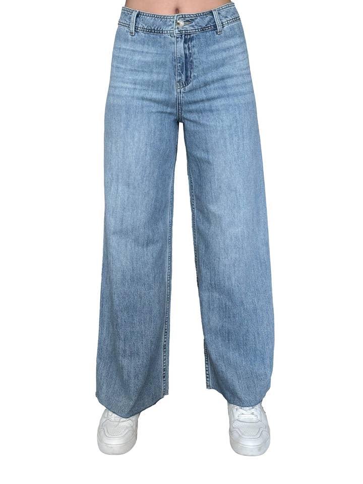 High Rise Trouser Wide Leg for wholesale by Prosperity Denim