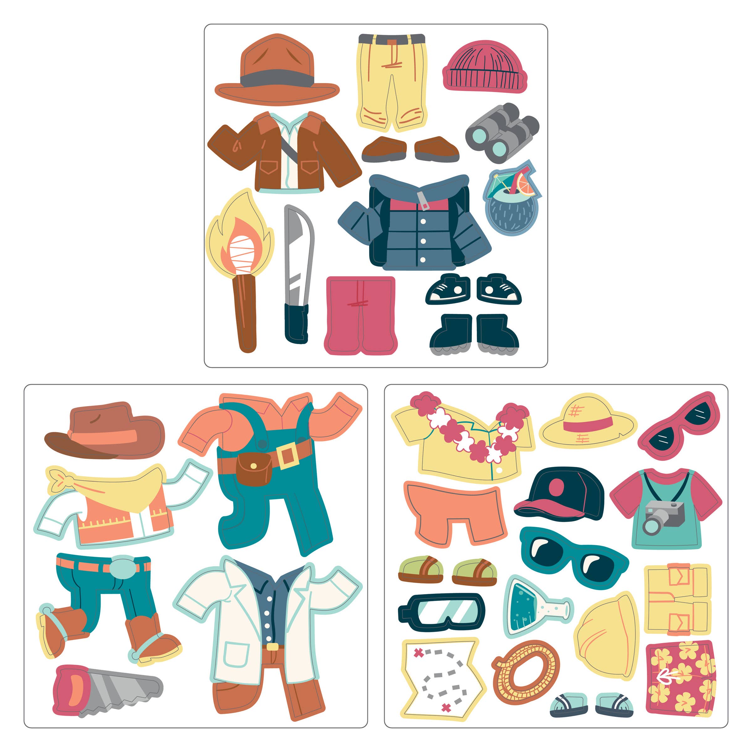 Stephen Joseph Gifts - Wholesale Toy Set - Kids - Travel Tin Magnetic Dress-Up5