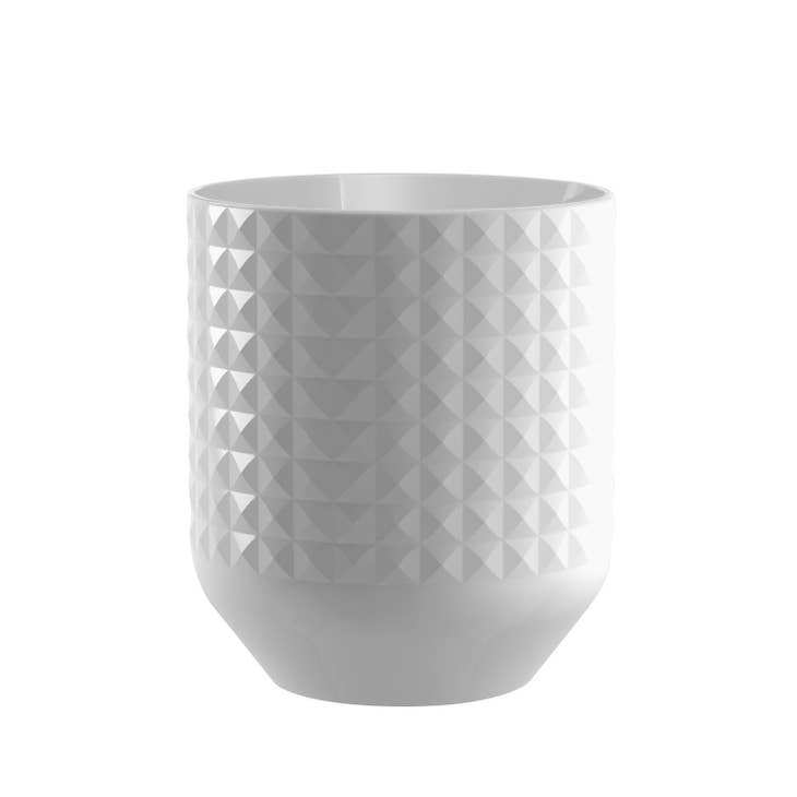 Abode Homewares by TarHong - Wholesale Canister - Diamond Countertop Canister Ceramic 50% off