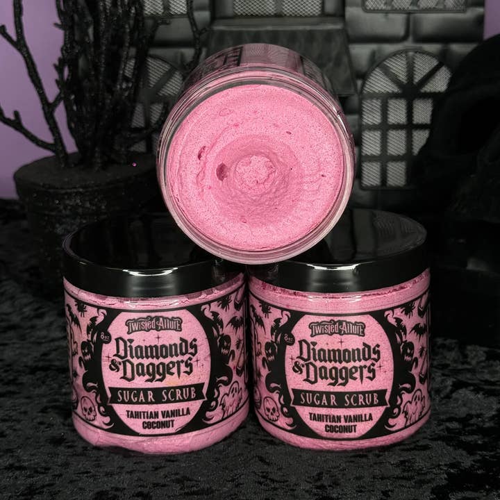 Diamonds And Daggers Sugar Scrub for wholesale by Twisted Allure