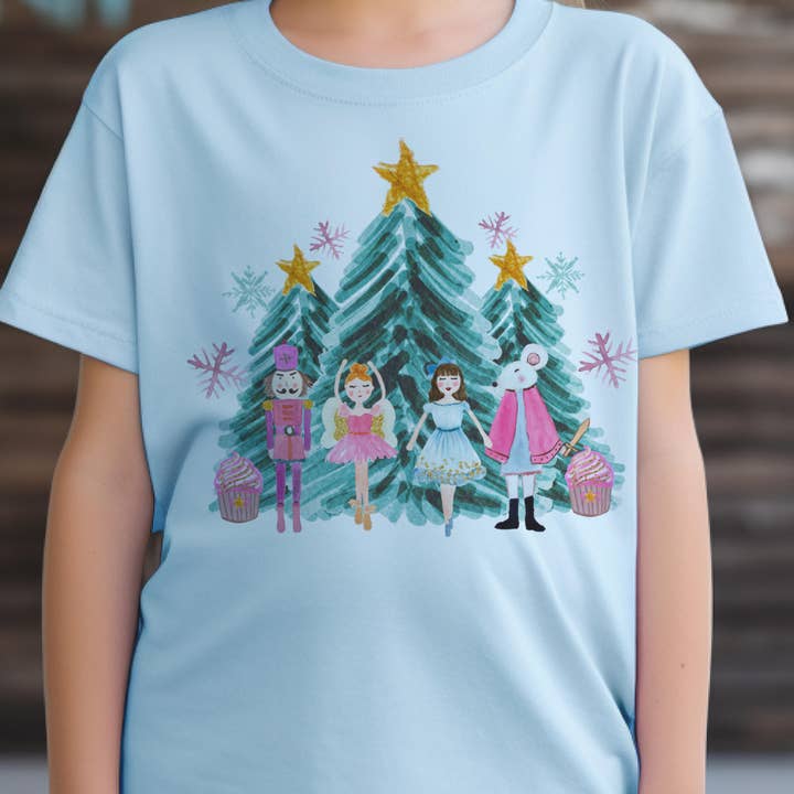 Par.tees by Party On! - Wholesale Screen Printed T-Shirt - Kids - Kids Fun Christmas Nutcracker Youth Graphic Tee