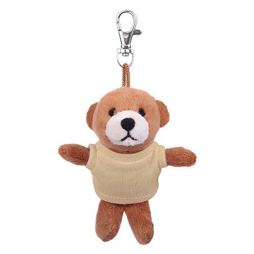 Plushland - Wholesale Keychain - Kids - 4" Keychain – Brown Bear12