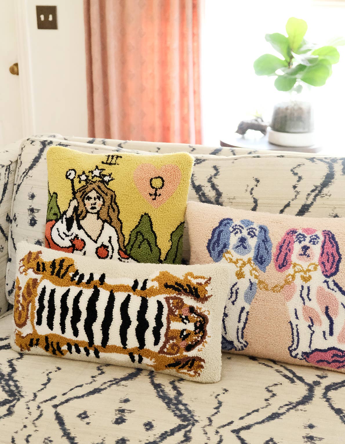 Wholesale Throw Pillow | Tibetan Tiger for your store - Faire