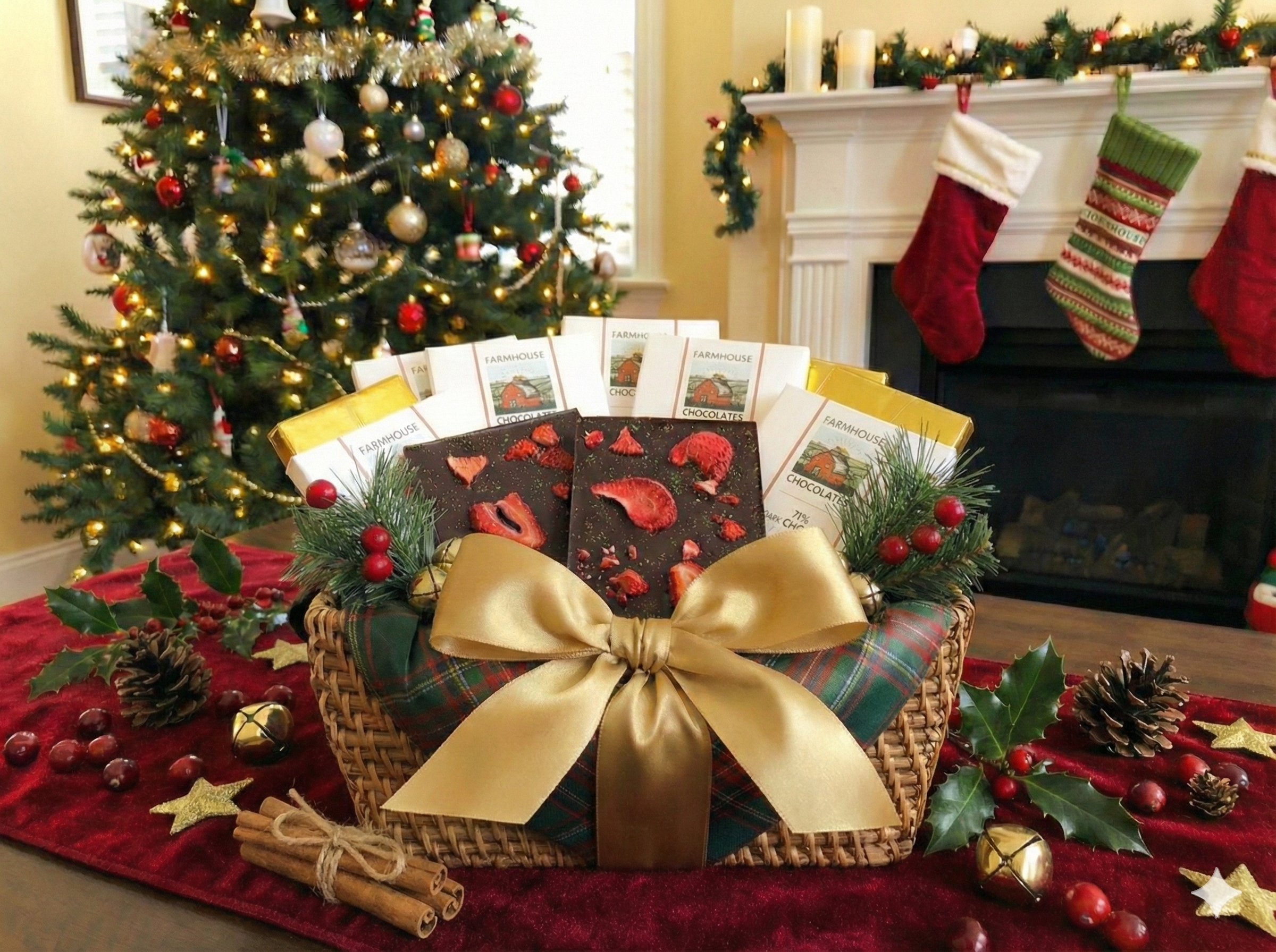 Farmhouse Chocolates - Wholesale Chocolate Bar - 71% Organic Chocolate Bar w/ Fennel Pollen & Strawberries1