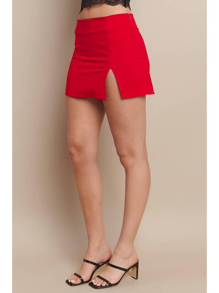 Honey Mango - Wholesale Skirt - Women's - MB1429- Slim fit mini skirt
