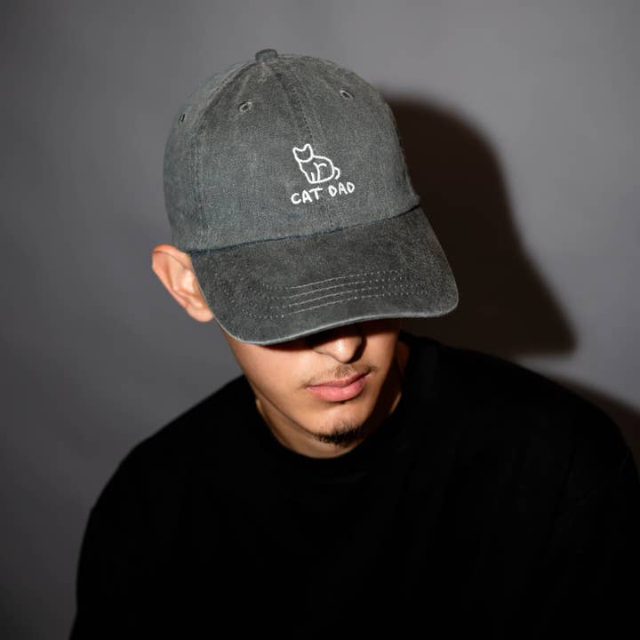 The Hungry Sloth - Wholesale Baseball Cap - Men's - Cat Dad Embroidered Hat6