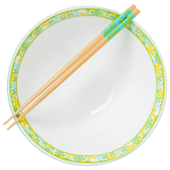 Silver Buffalo - Wholesale Bowl - Scooby Doo Gang Flower Pattern 30oz Ceramic Ramen Bowl5