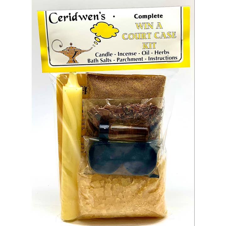 Ceridwen’s - Wholesale Meditation Supplies - Win A Court Case Manifestation Kit