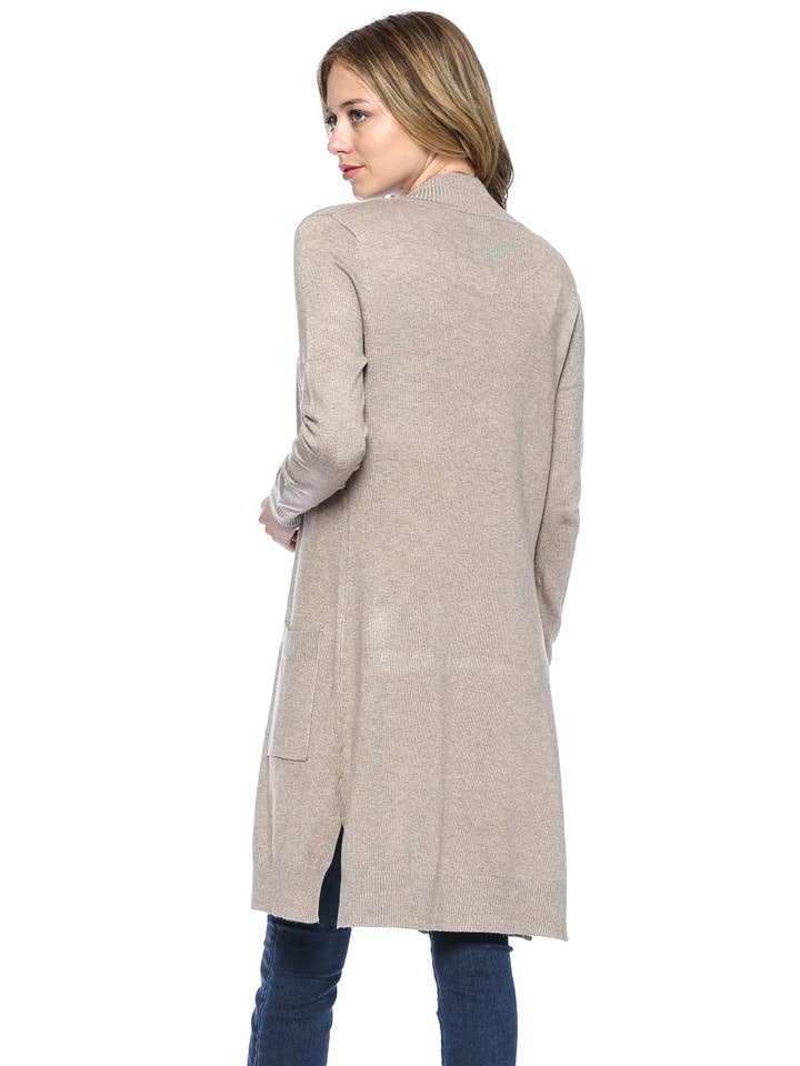 Newself Collection – Großhandel Strickjacke – Damen – Langarm Klassische Strickjacke mit offener Vorderseite13