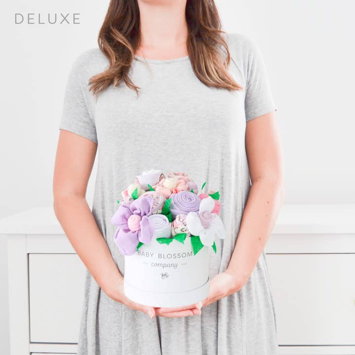 Baby Blossom Company - Wholesale New Mom Gift Box/Set - Baby Girl Gift Box Bouquet Collection - Ballerina