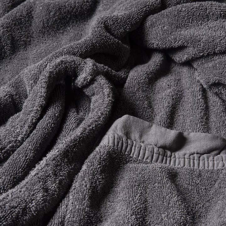 UNOCASADESIGN – wholesale Morgonrock - Unisex – Stentvättad bomullskimono linnebadrock