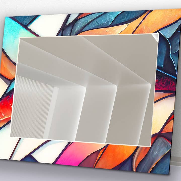 Wandspiegel van gehard glas in lood voor wholesale door MyPhotostation