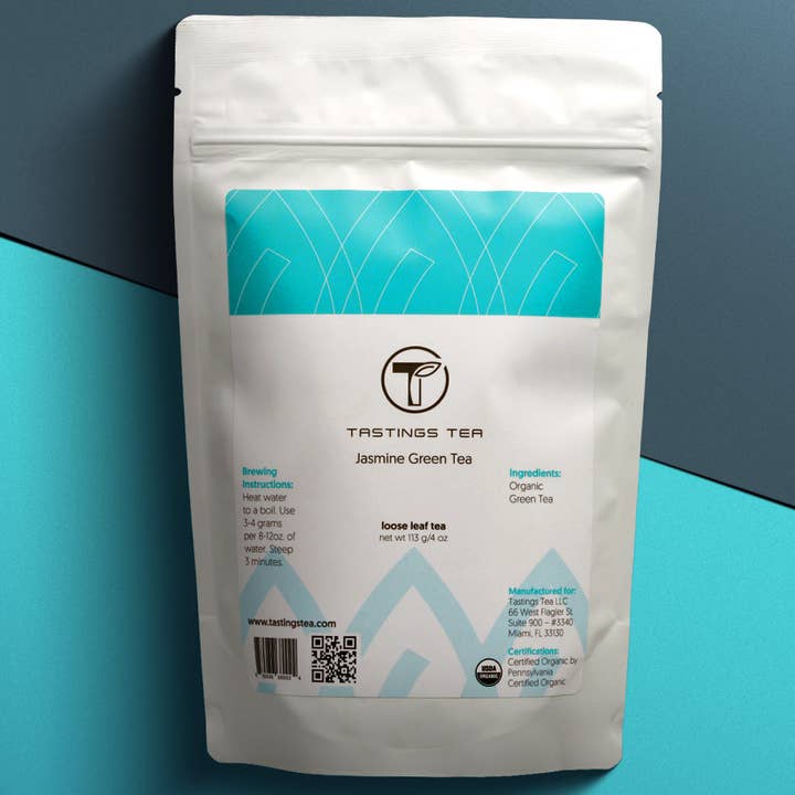 Jasmine Green Tea Loose Leaf for wholesale by Tastings Tea