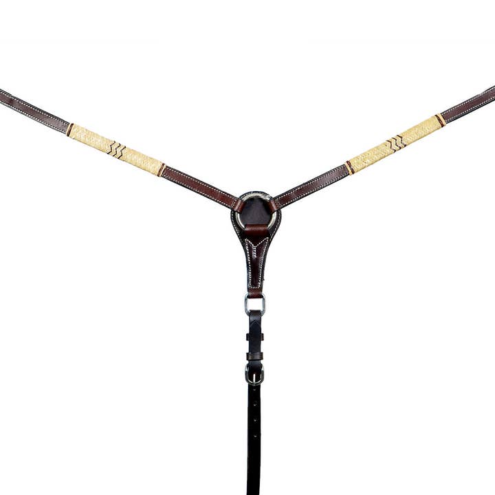 BEBCE107-Western leather Breast Collar for wholesale by LS Western