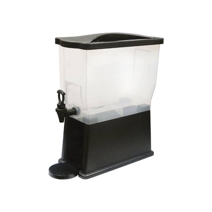 EcoQuality - Wholesale Drink Dispenser - 12 Qt Black Plastic Beverage Dispenser