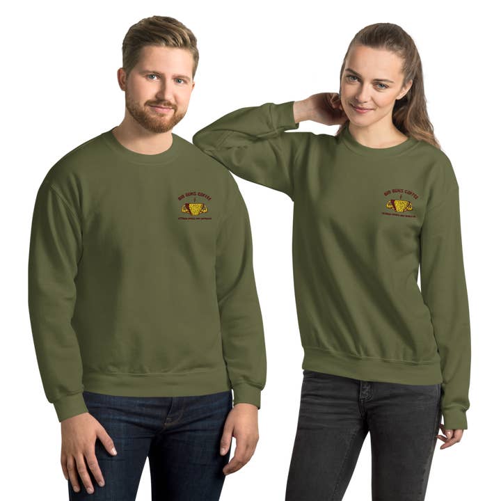 Big Guns Sweatshirt, uniseks voor wholesale door Big Guns Coffee