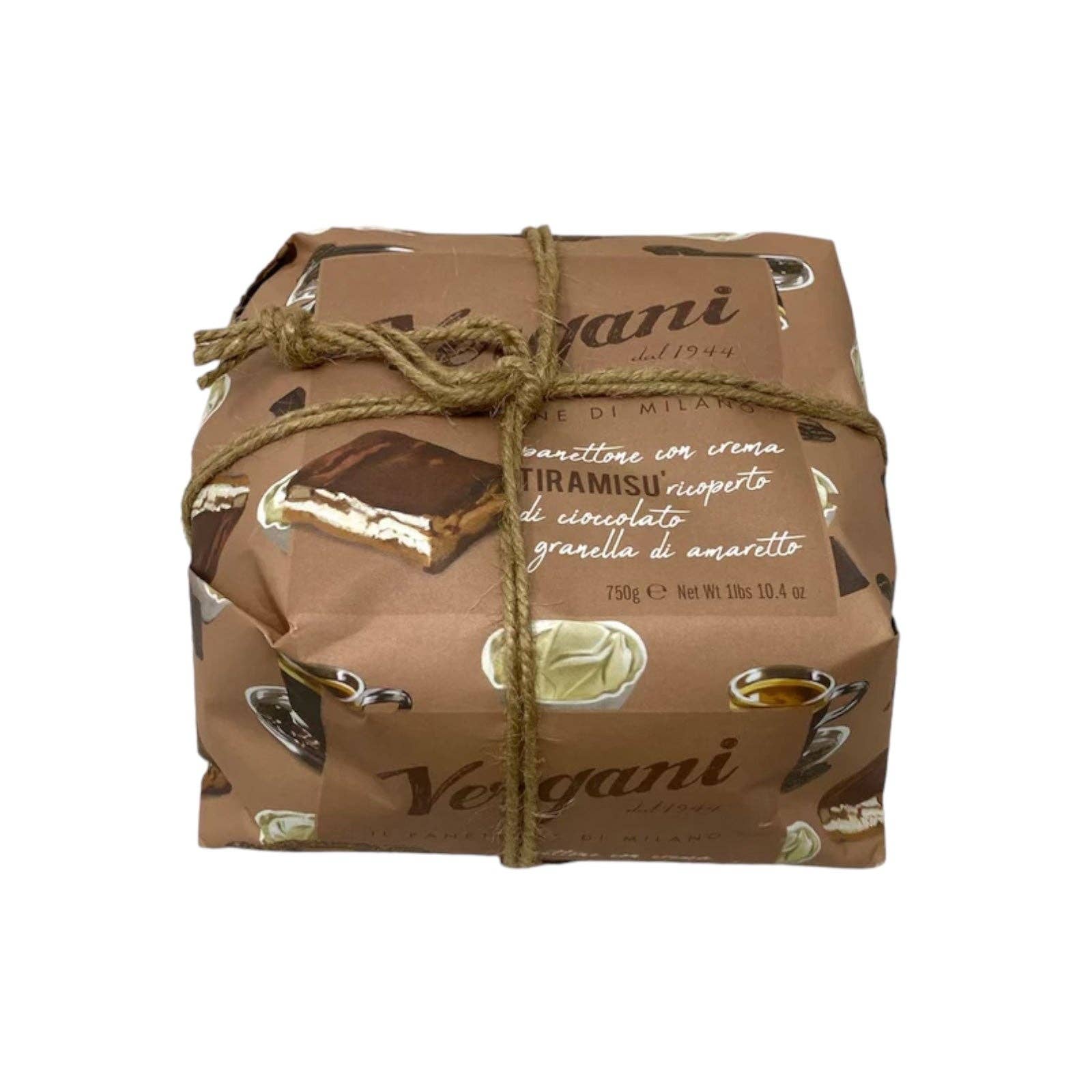 Made in eatalia - Wholesale Cake - Panettone With Tiramisu Cream By Vergani 750g0