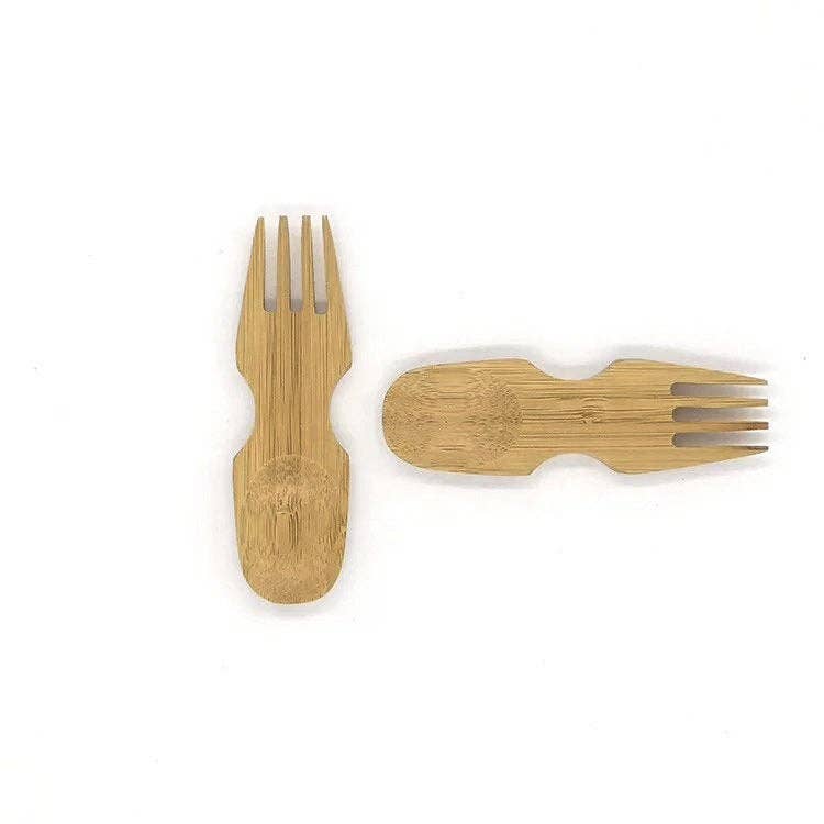 Smile Boutiques - Wholesale Kitchen Fork - Natural Bamboo Spork3