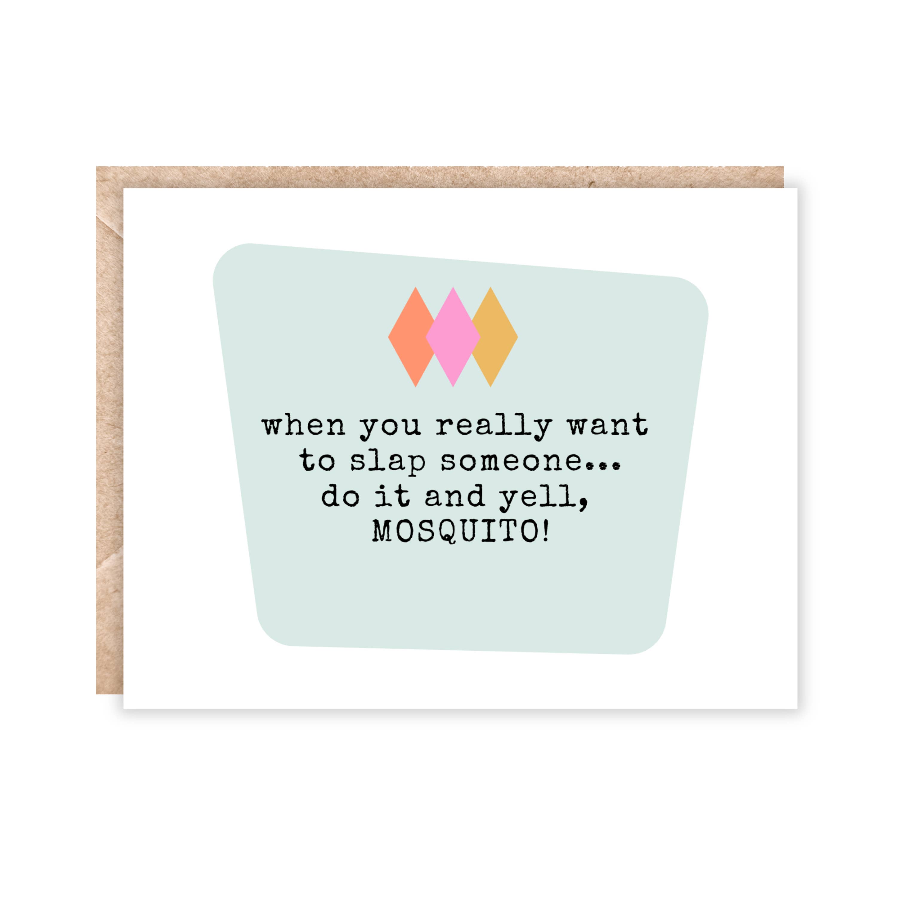 Jolly Rae - Wholesale Everyday Greeting Card - When You Really Want to Slap Someone...