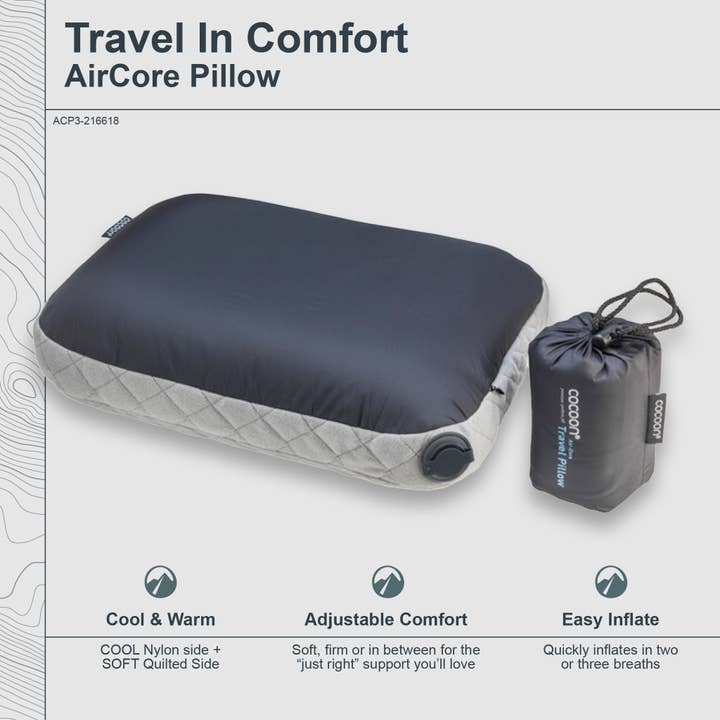 Charcoal AirCore Pillow for wholesale on Faire
