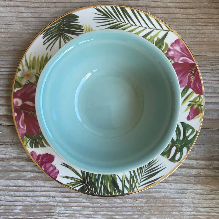 Luxe Lodge - Vendita all'ingrosso Piatto - Piatto dolce bordo Oro6