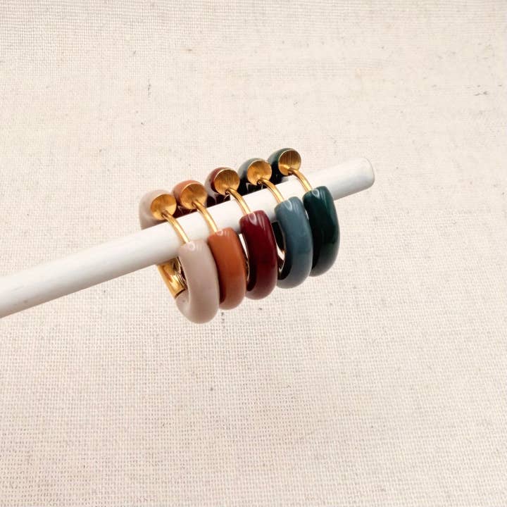 Little Nell Jewellery - Wholesale Hoop Earrings - Everyday Enamel Hoops4