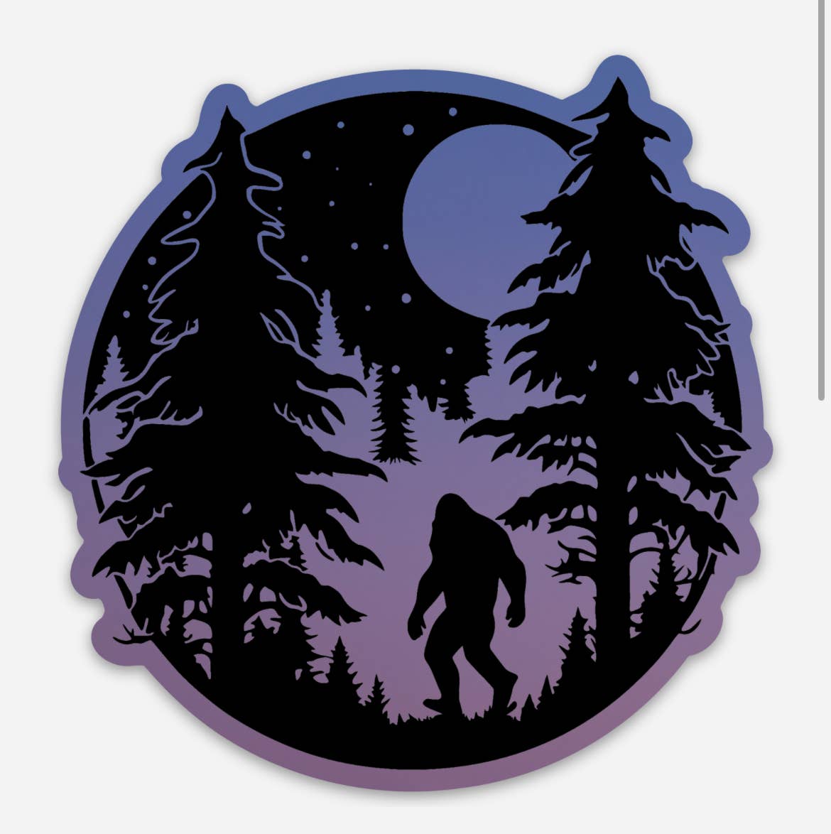 208 Tees - Wholesale Sticker - Bigfoot Sticker - Dishwasher Safe - Vinyl3
