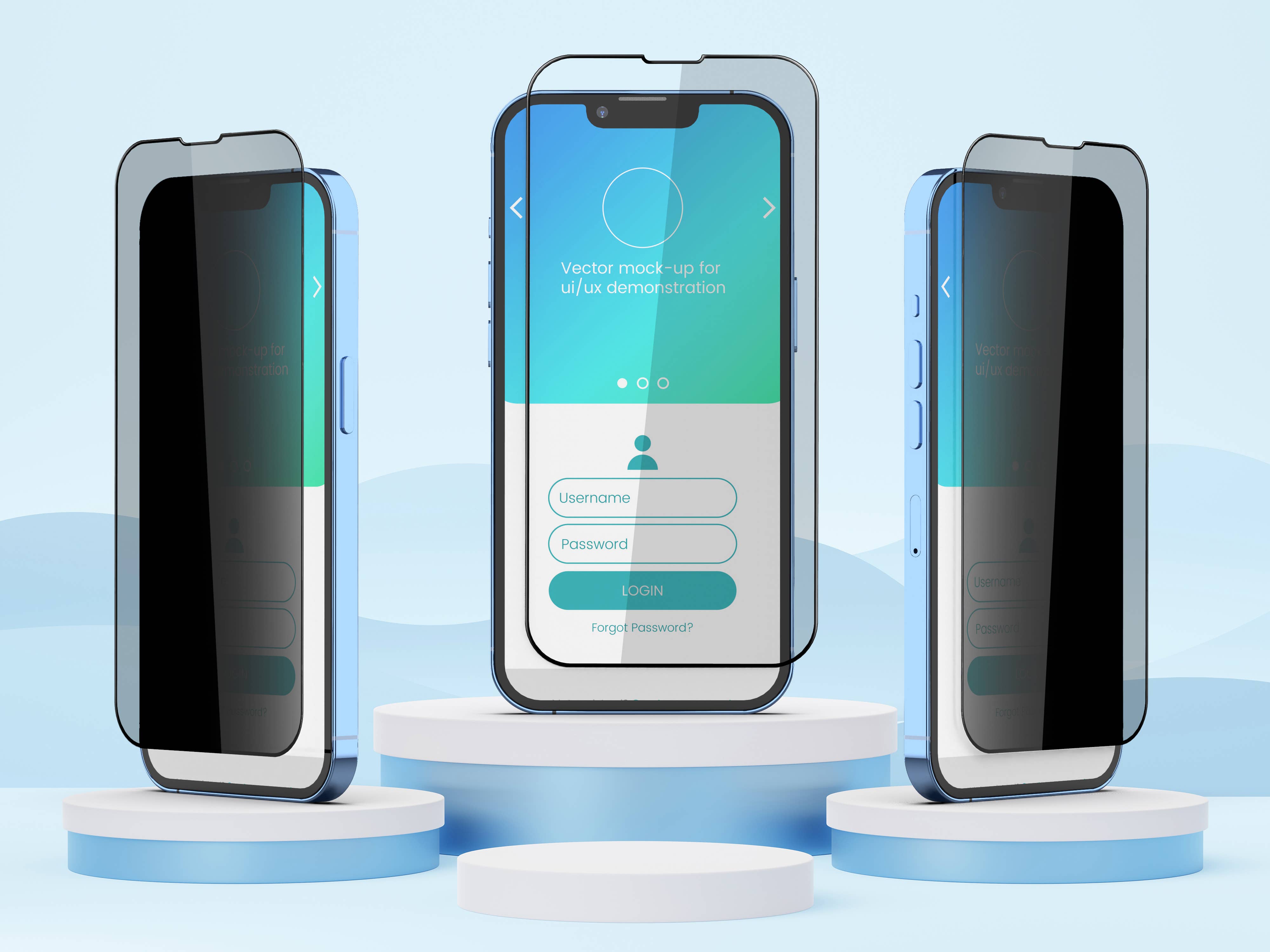 TECHANCY - Wholesale Phone/Tablet Stand - Privacy screen protector for iPhone 11/XR 6.1 inches1