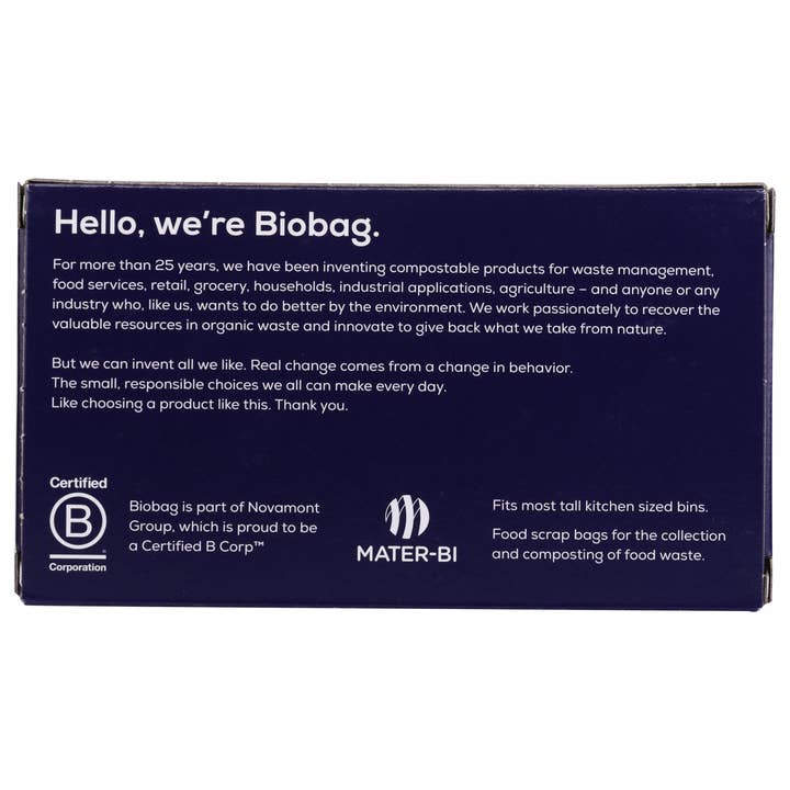 BioBag America Inc - Wholesale Compost Filter - BioBag 100% Compostable 13-Gallon Tall Food Waste Bag (144)2