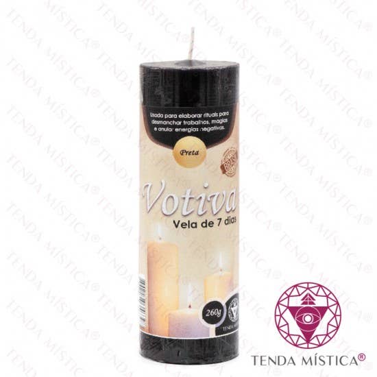 Sort votivlys for engroshandel hos Tenda Mística