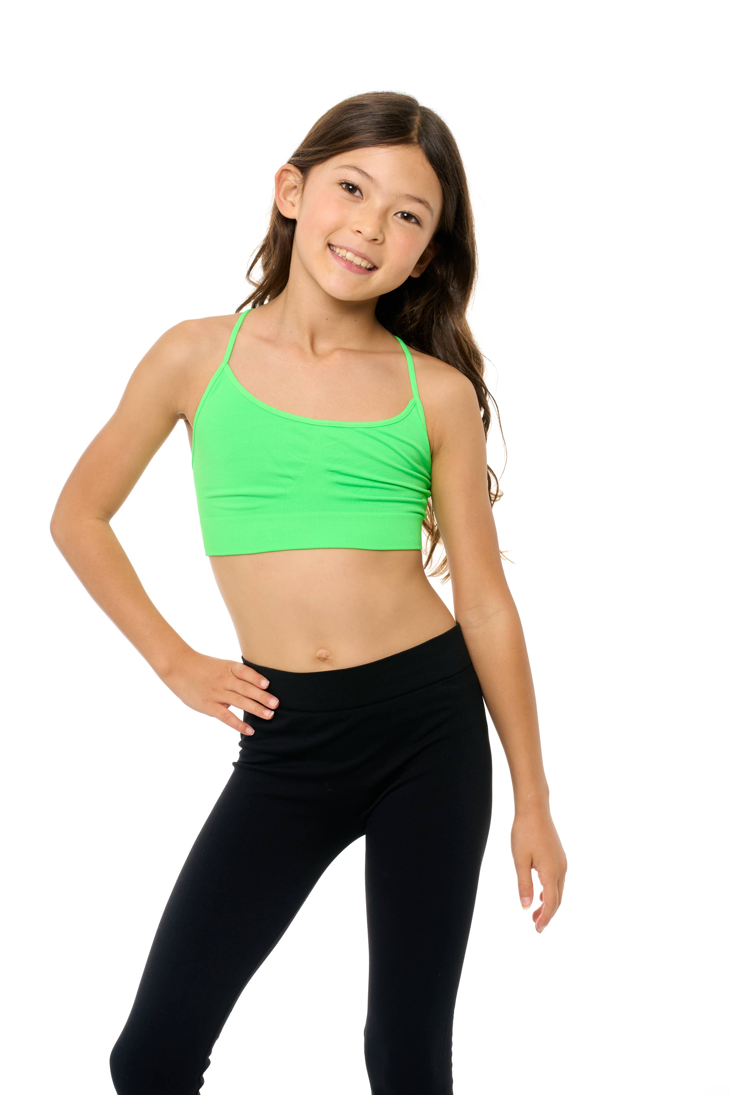 Malibu Sugar - Vendita all'ingrosso Intimo - Bambini - Reggiseno Racerback Cami Ragazze Taglia Unica14